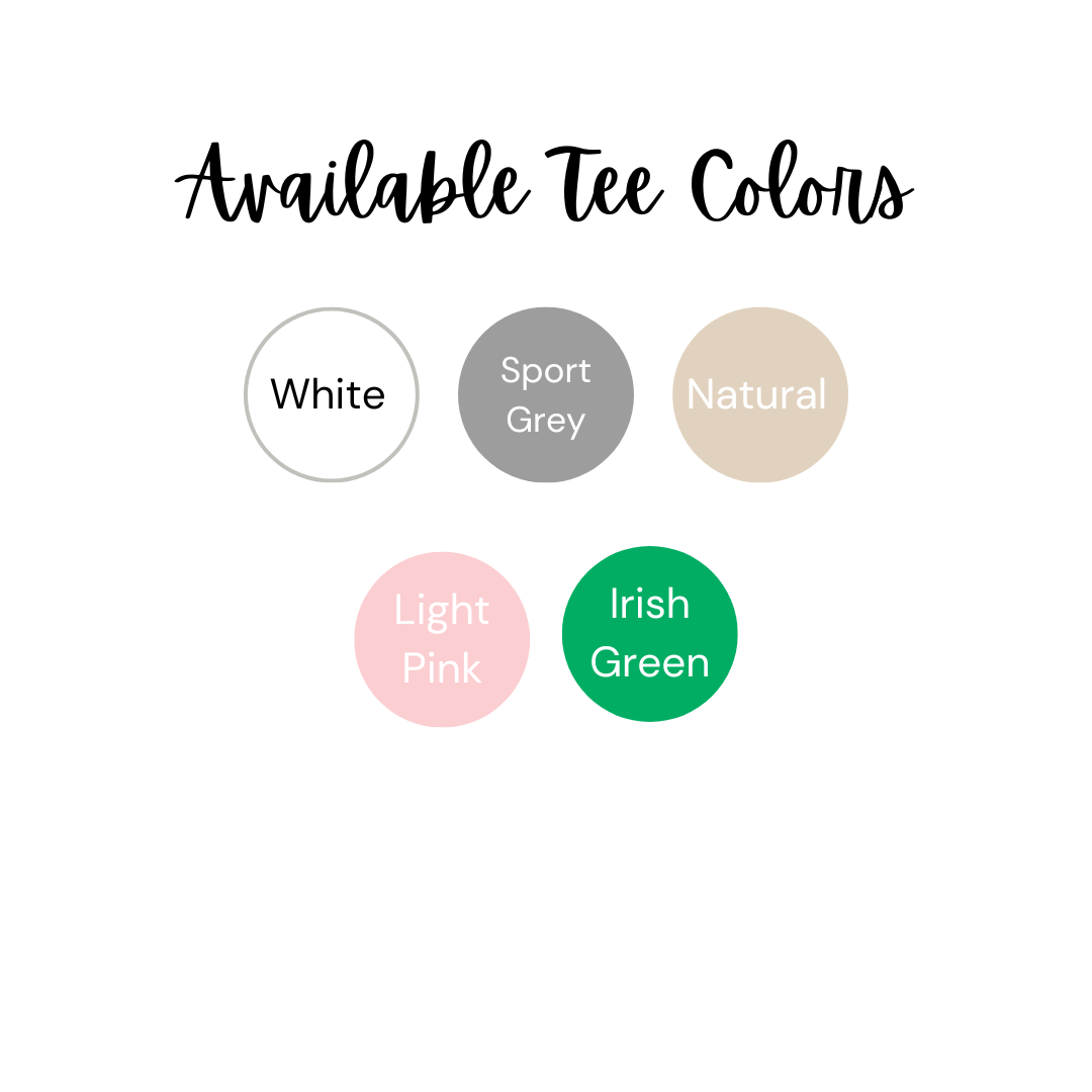 Adult Shamrock Smile Tee