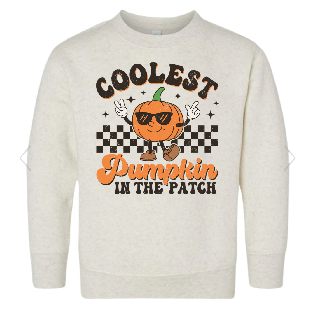 Toddler Coolest Pumpkin Crewneck