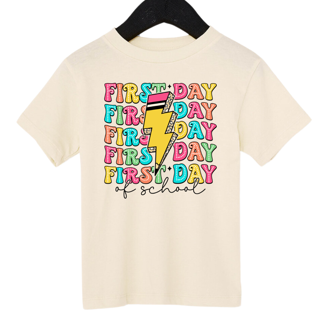 Toddler First Day of School Tee