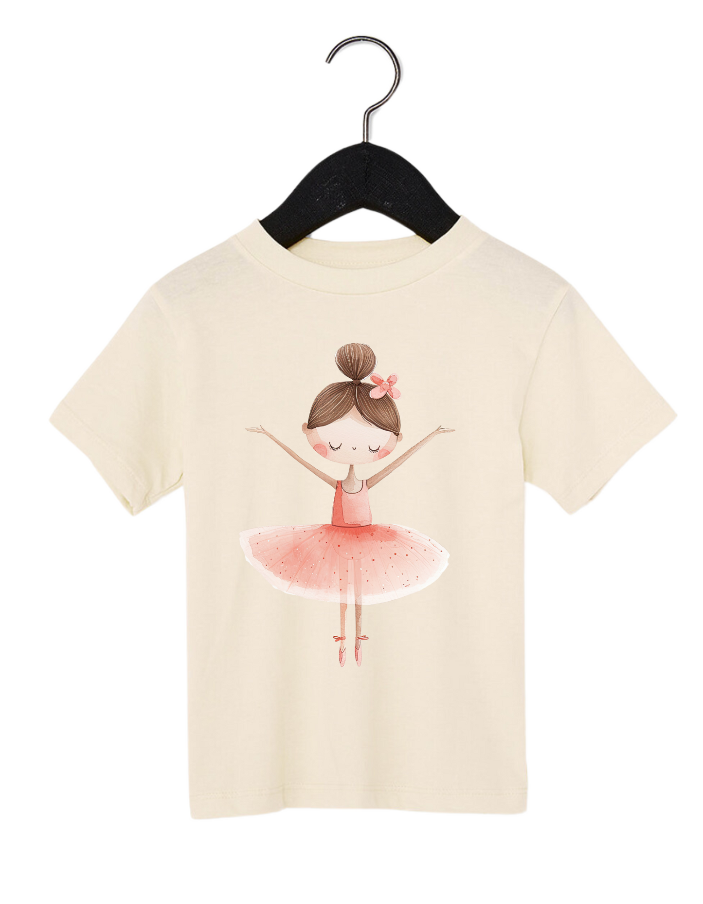 Toddler Brunette Ballerina Tee