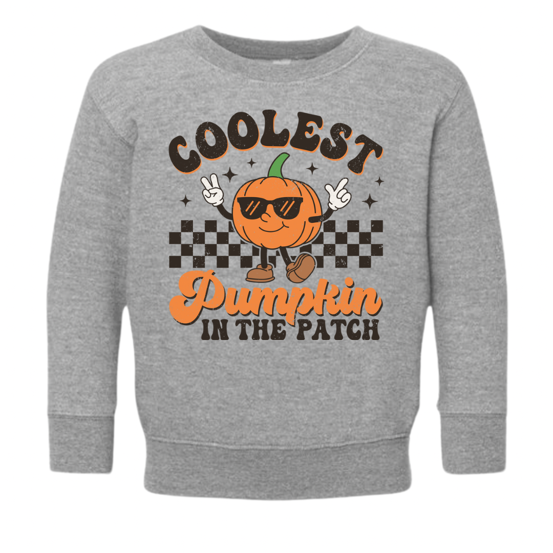 Toddler Coolest Pumpkin Crewneck