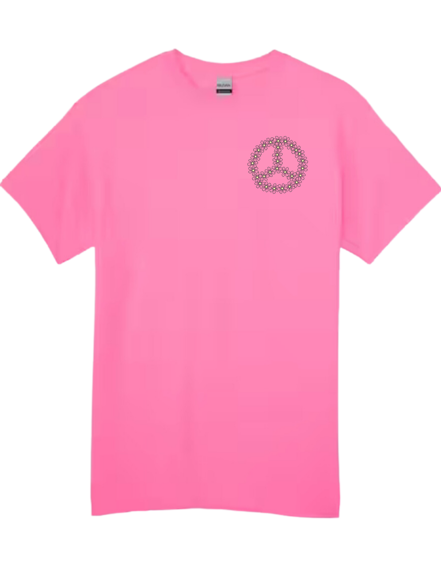 Youth Daisy Peace Sign Pocket Tee