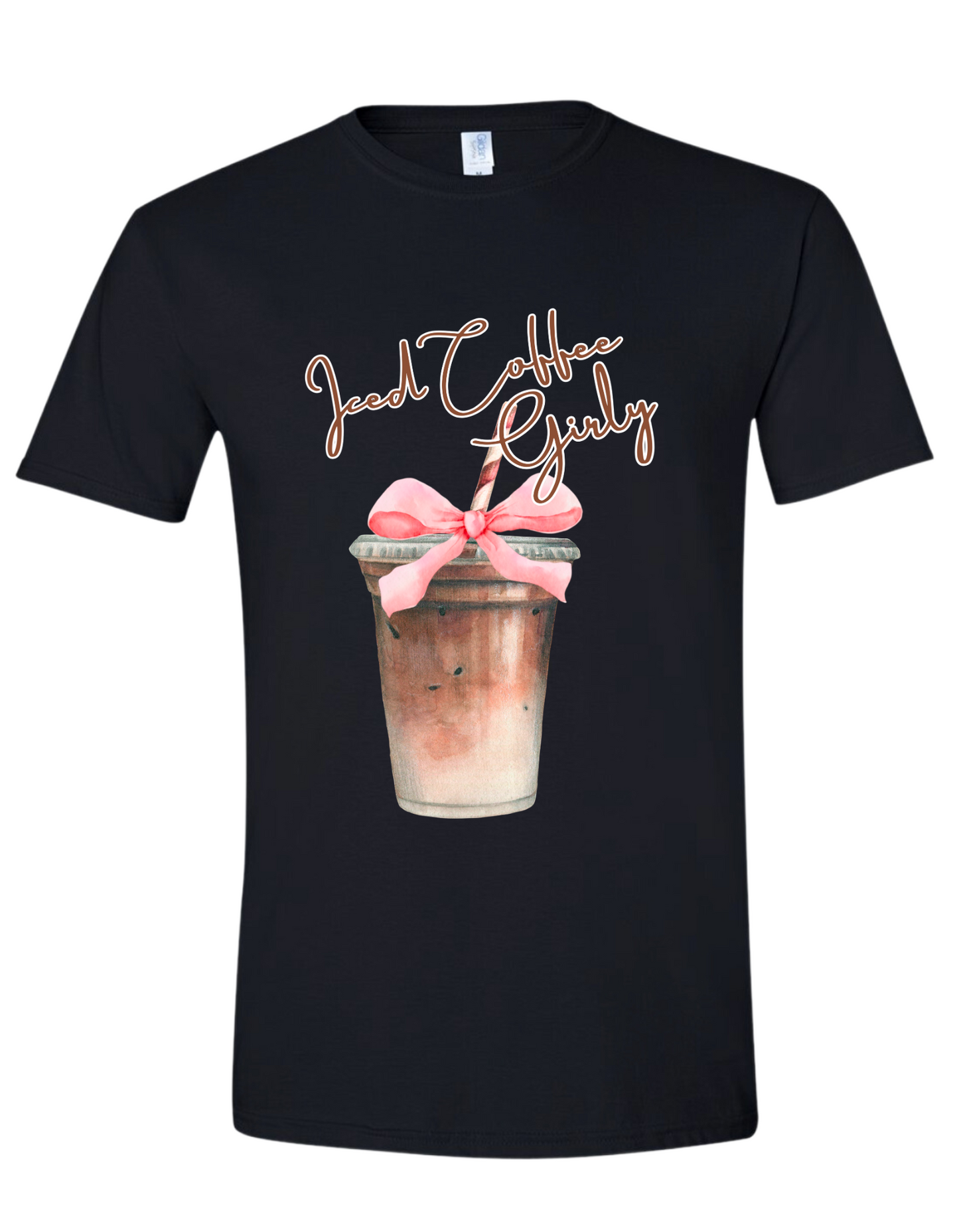 Women's Iced Coffee Girly Tee