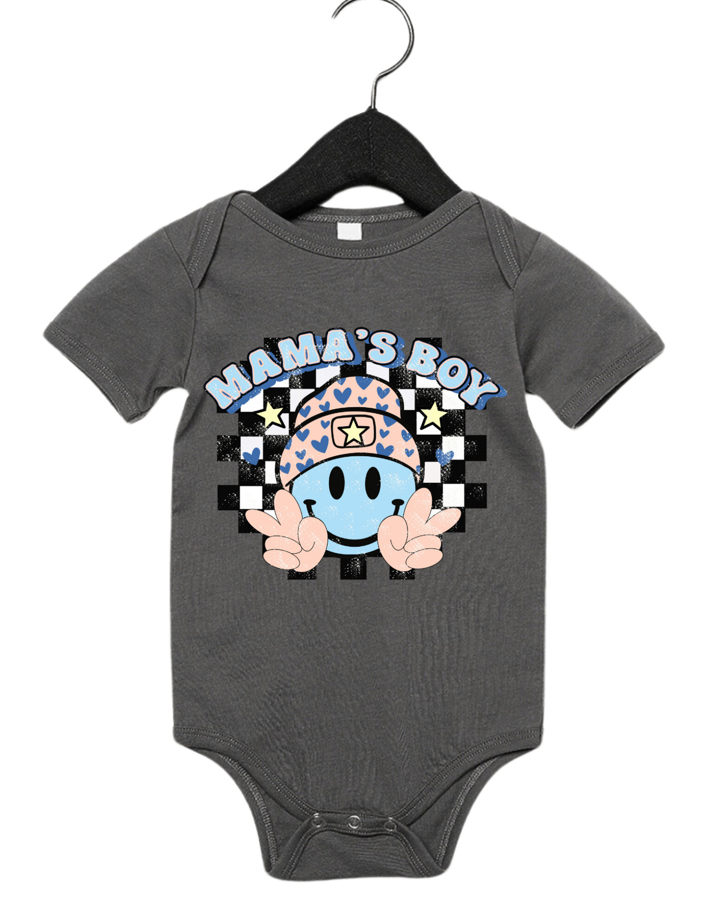 Mamas Boy Smile Onesie or Tee