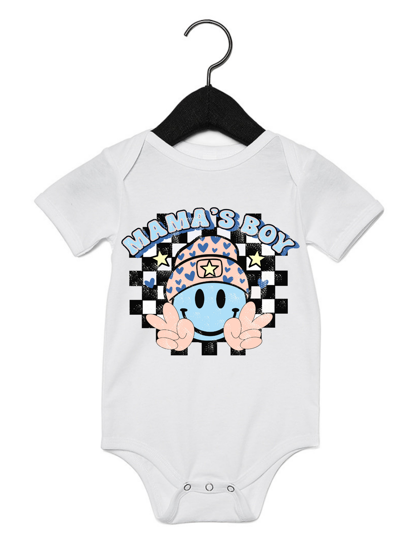 Mamas Boy Smile Onesie or Tee