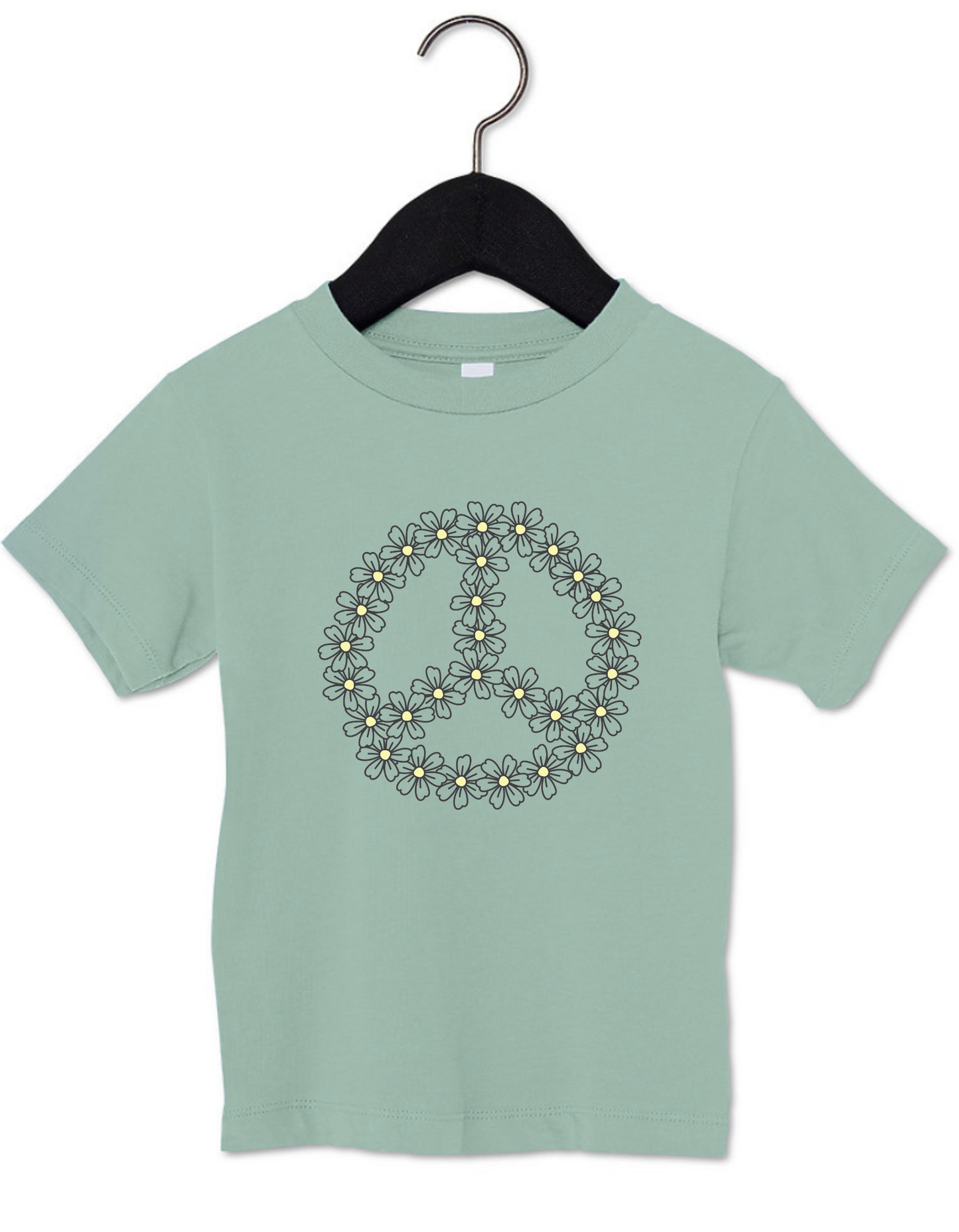Toddler Daisy Peace Sign Tee