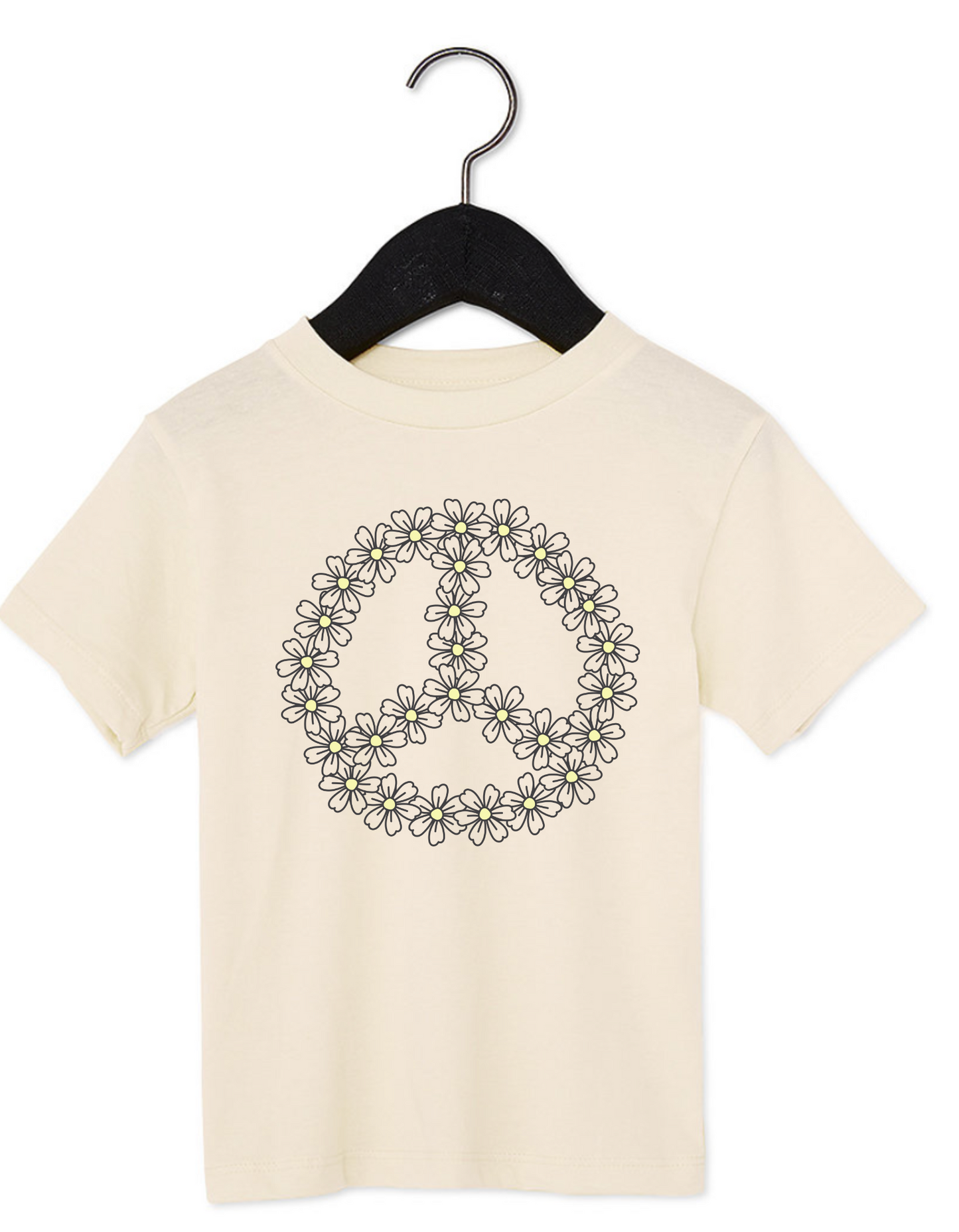 Toddler Daisy Peace Sign Tee