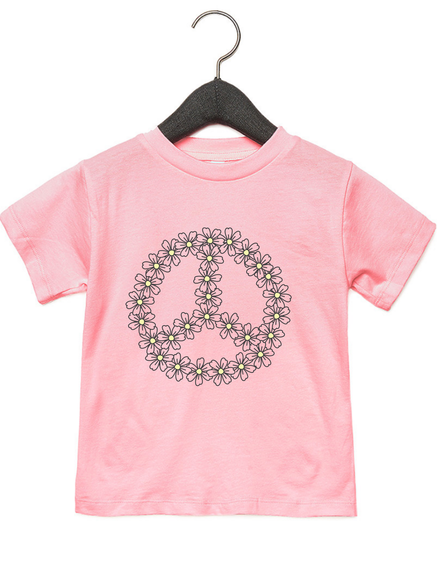 Toddler Daisy Peace Sign Tee