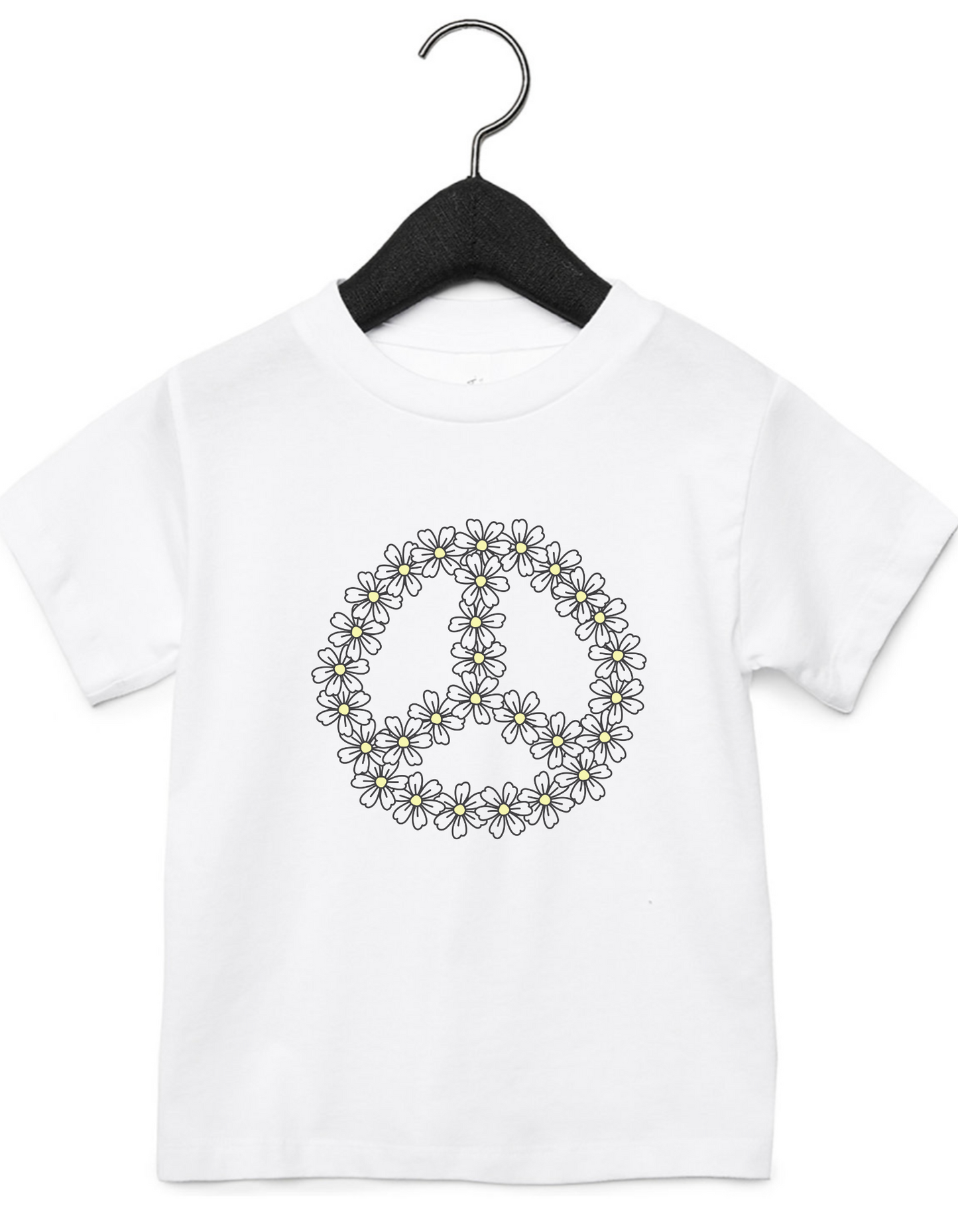 Toddler Daisy Peace Sign Tee