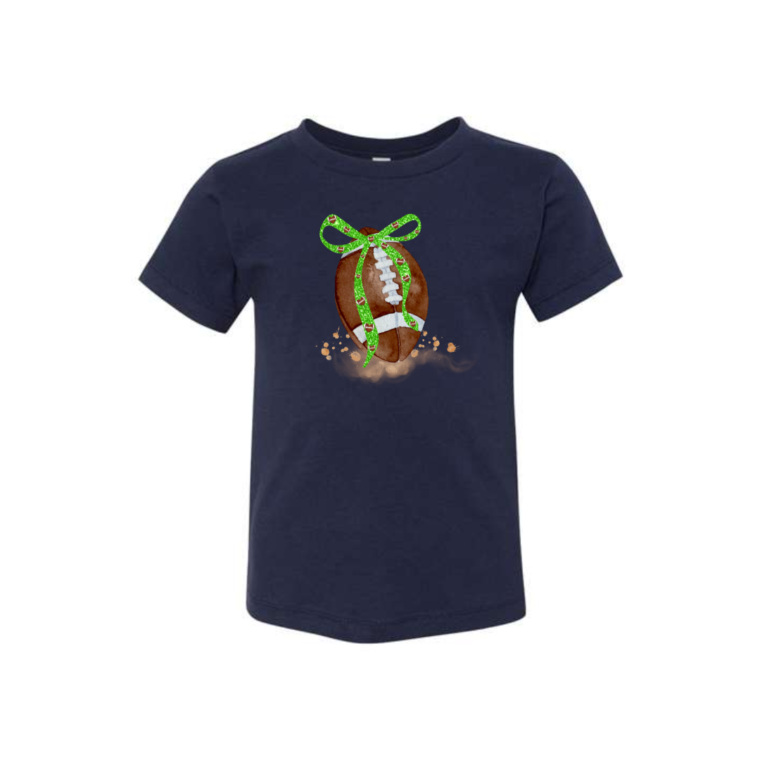 Toddler Football and Bow Tee
