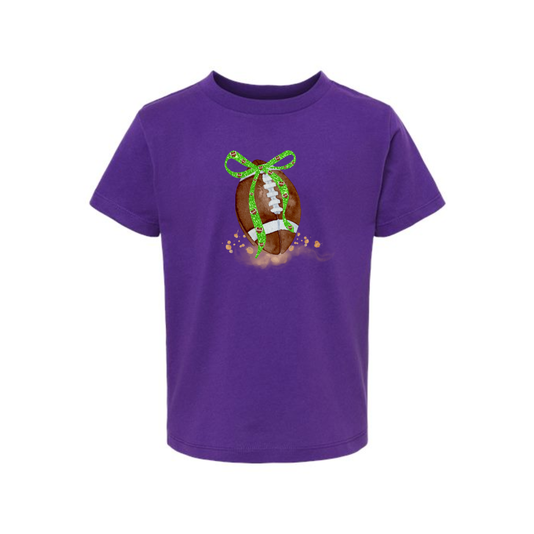 Toddler Football and Bow Tee