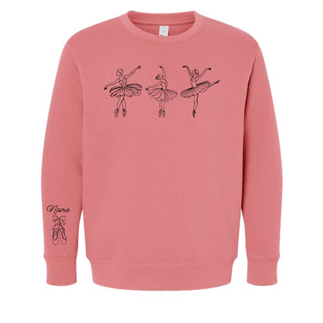 Youth Custom Ballerina Crewneck