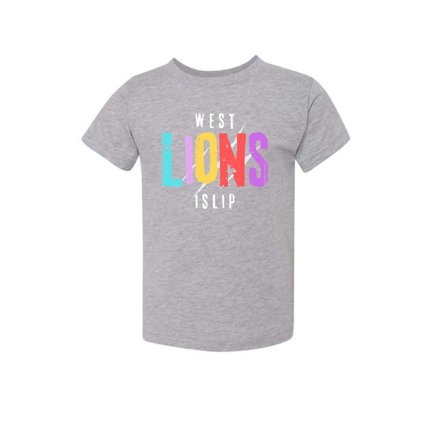 Toddler Colorful Lions Tee