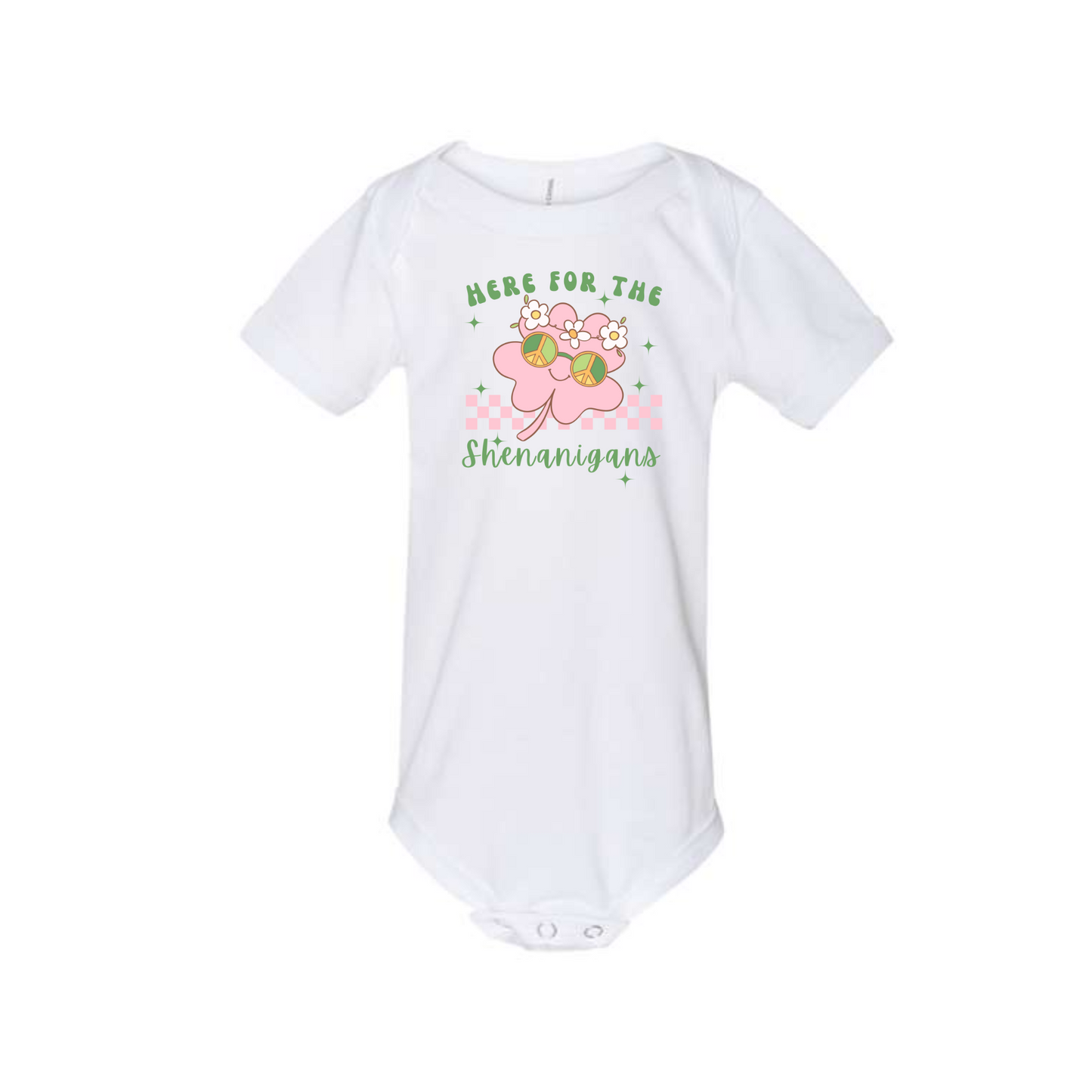 Infant Here For The Shenanigans Onesie