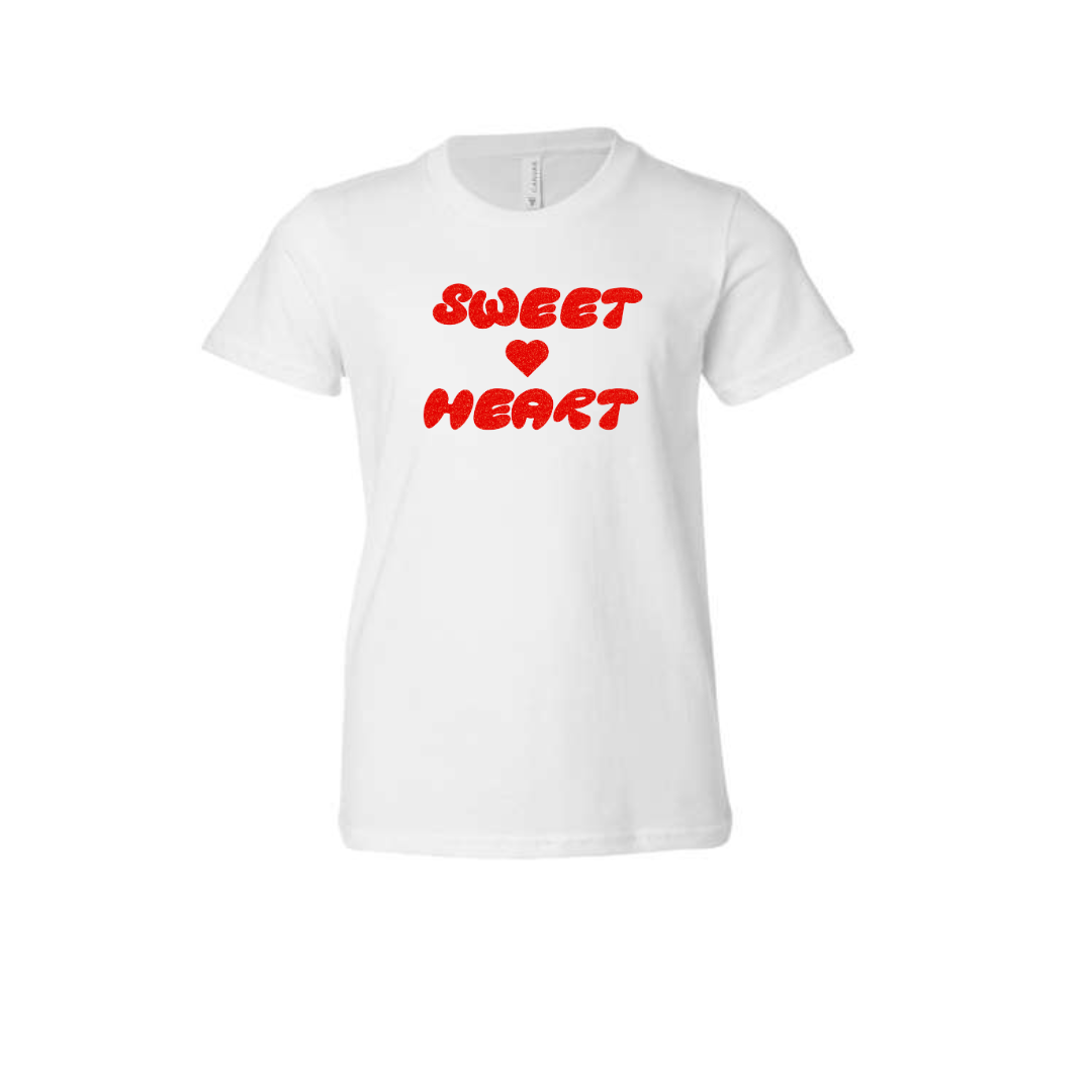 Toddler Red Sweet Heart Tee