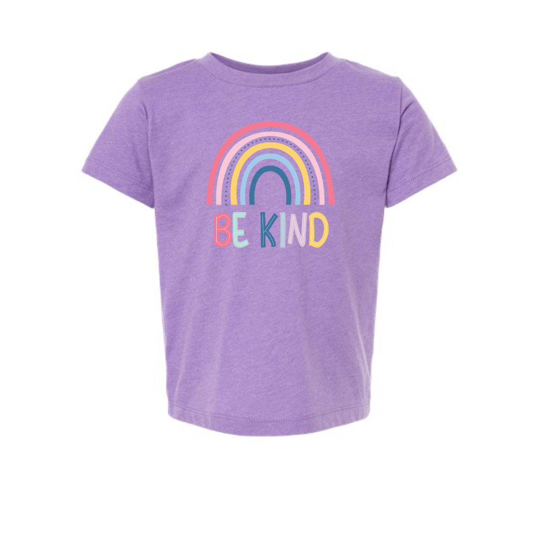 Toddler Be Kind Rainbow Tee