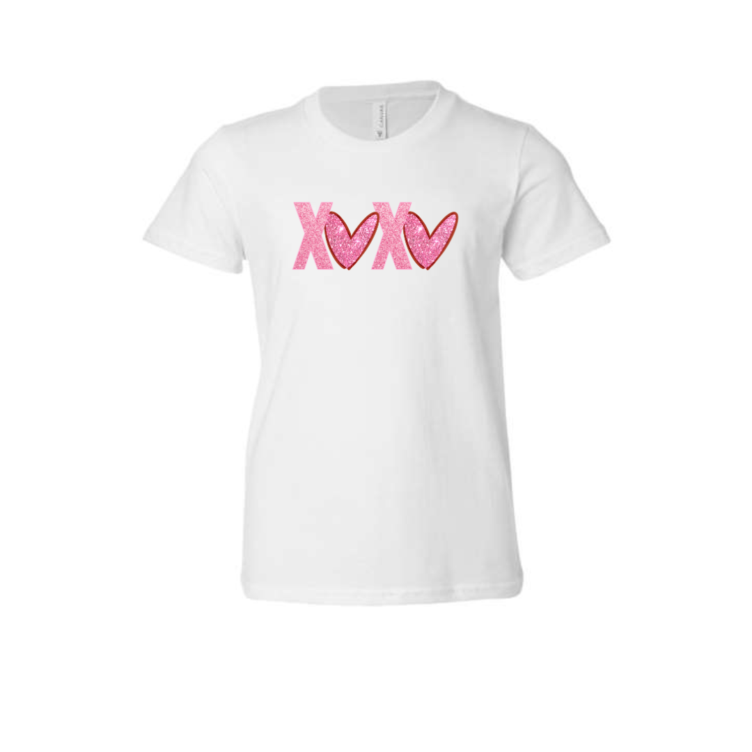 Toddler X's And Hearts Tee