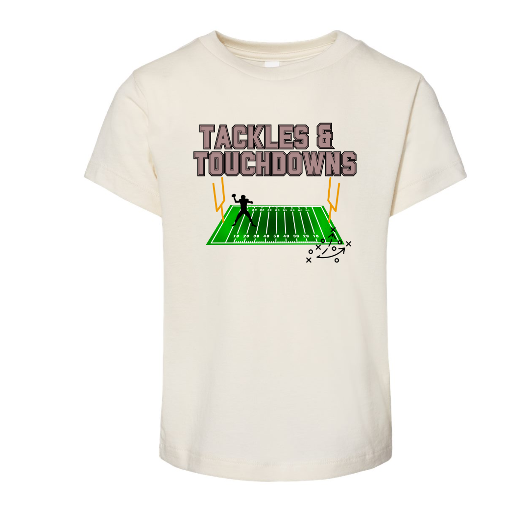 Toddler Tackles and Touchdowns Tee
