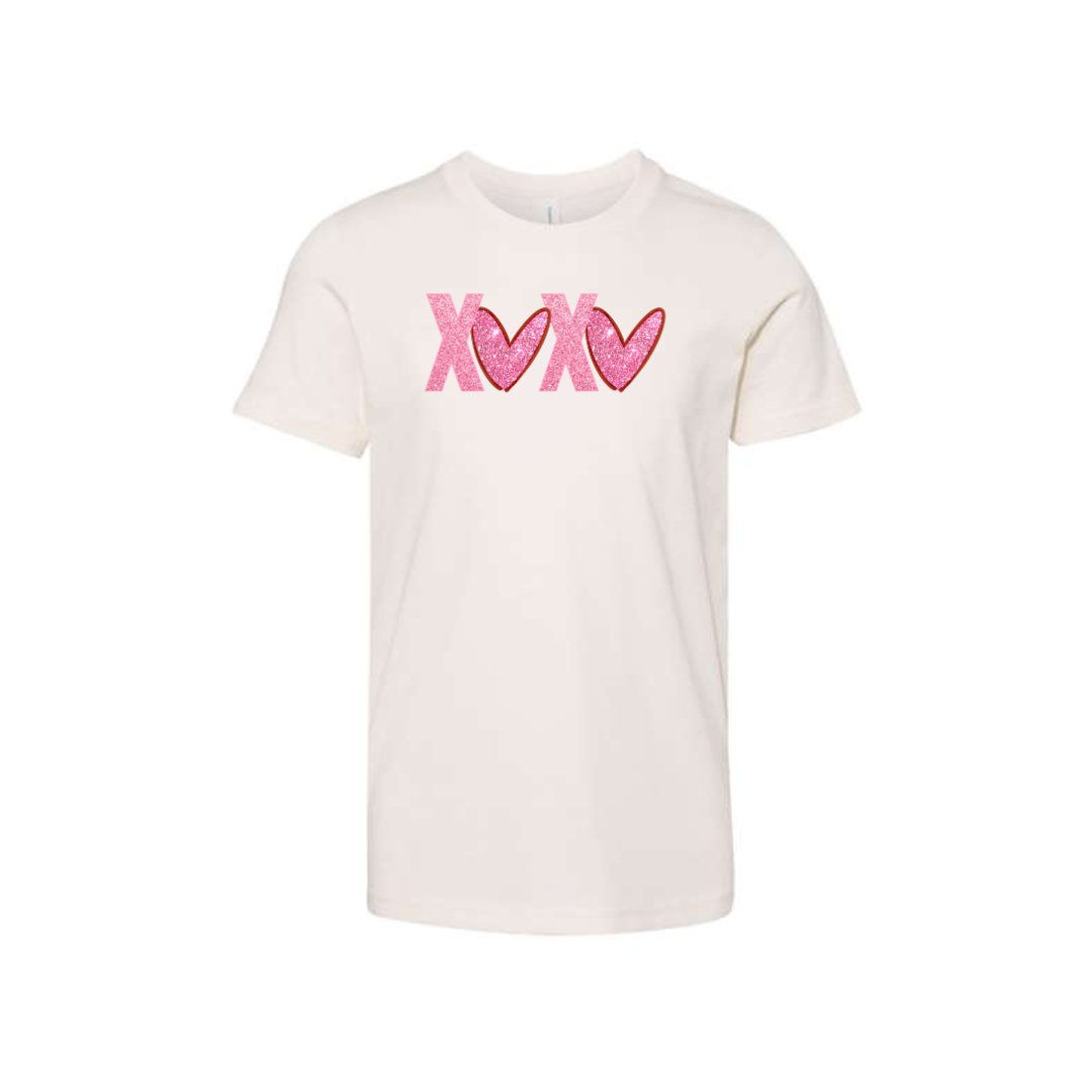 Toddler X's And Hearts Tee