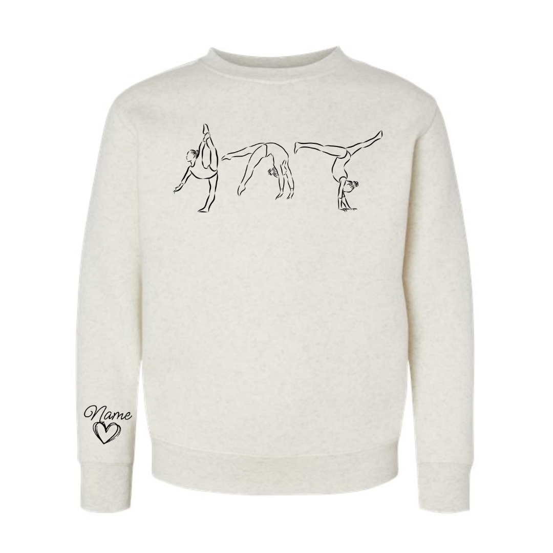 Youth Custom Gymnastics Crewneck