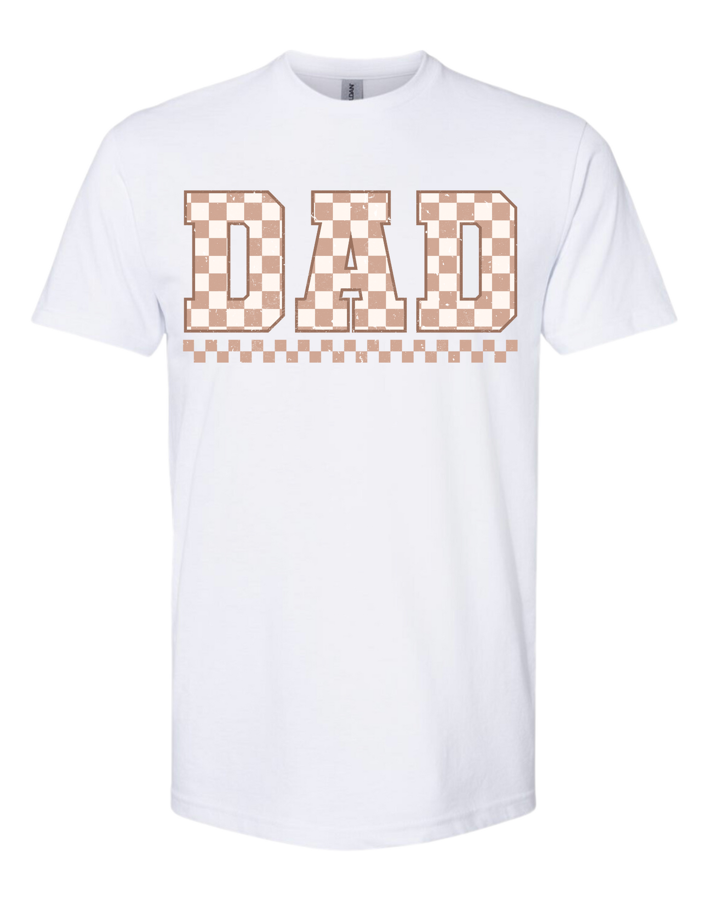 Men's Checkered Dad Tee