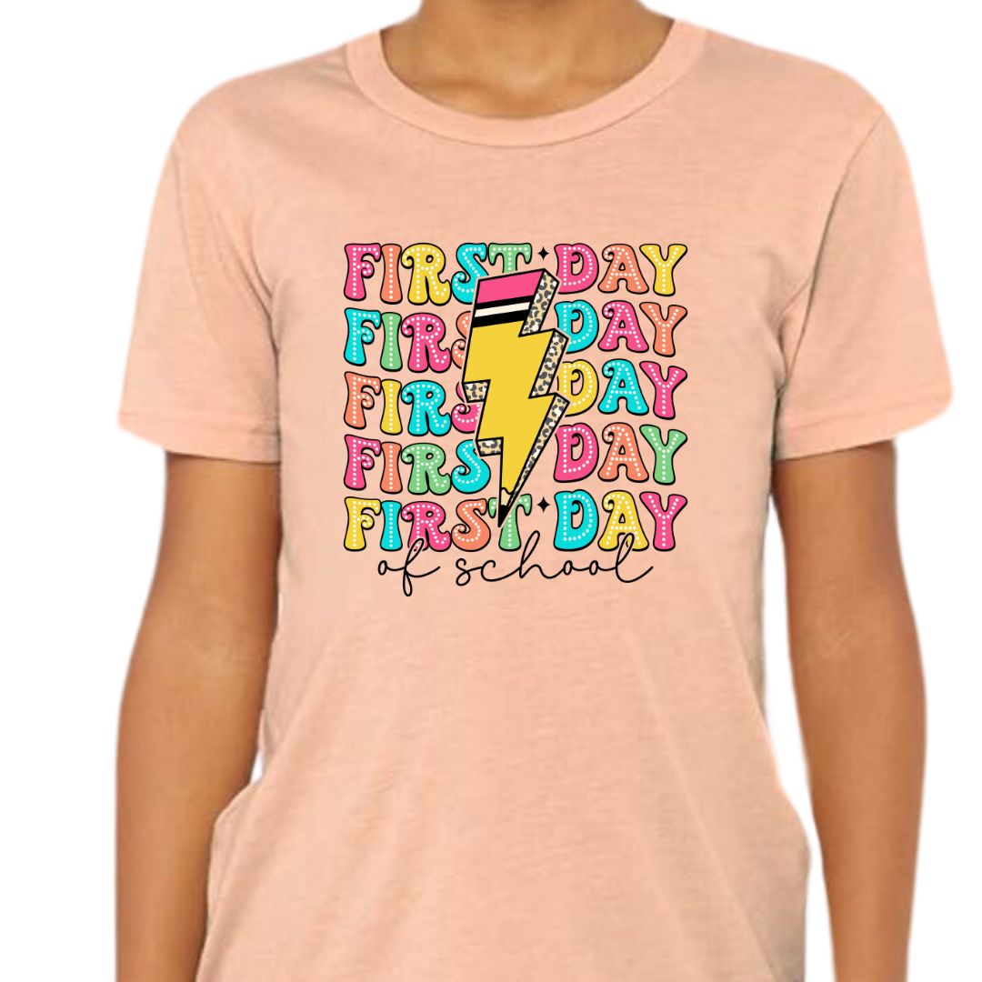 Youth First Day of School Tee