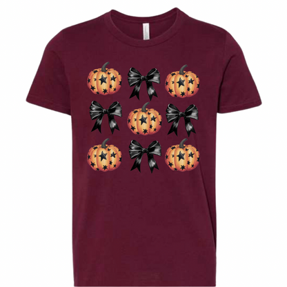 Toddler Pumpkins and Bows Tee