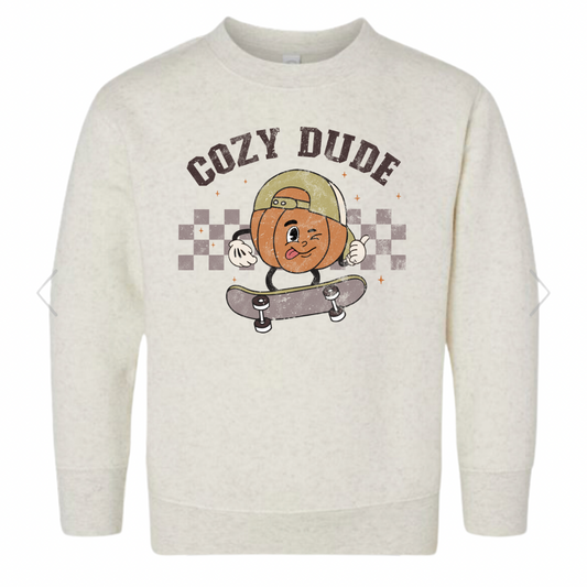 Toddler Cozy Dude Crewneck