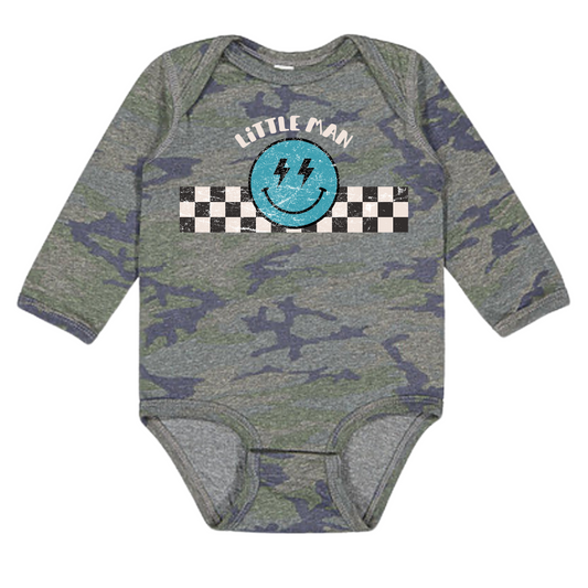 Infant Little Man Long Sleeve Onesie