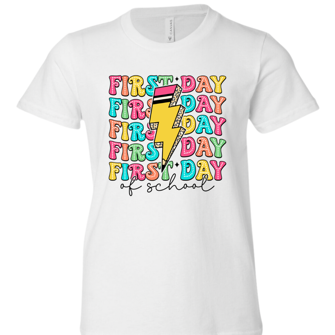 Youth First Day of School Tee