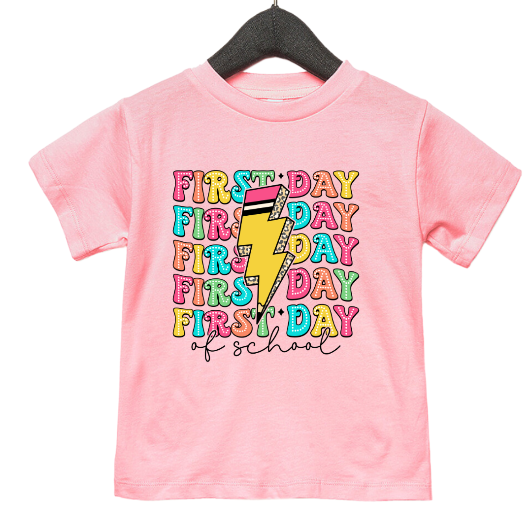 Toddler First Day of School Tee