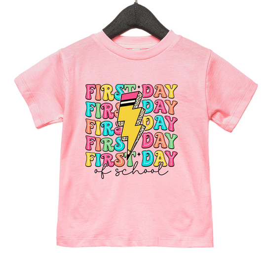 Toddler First Day of School Tee