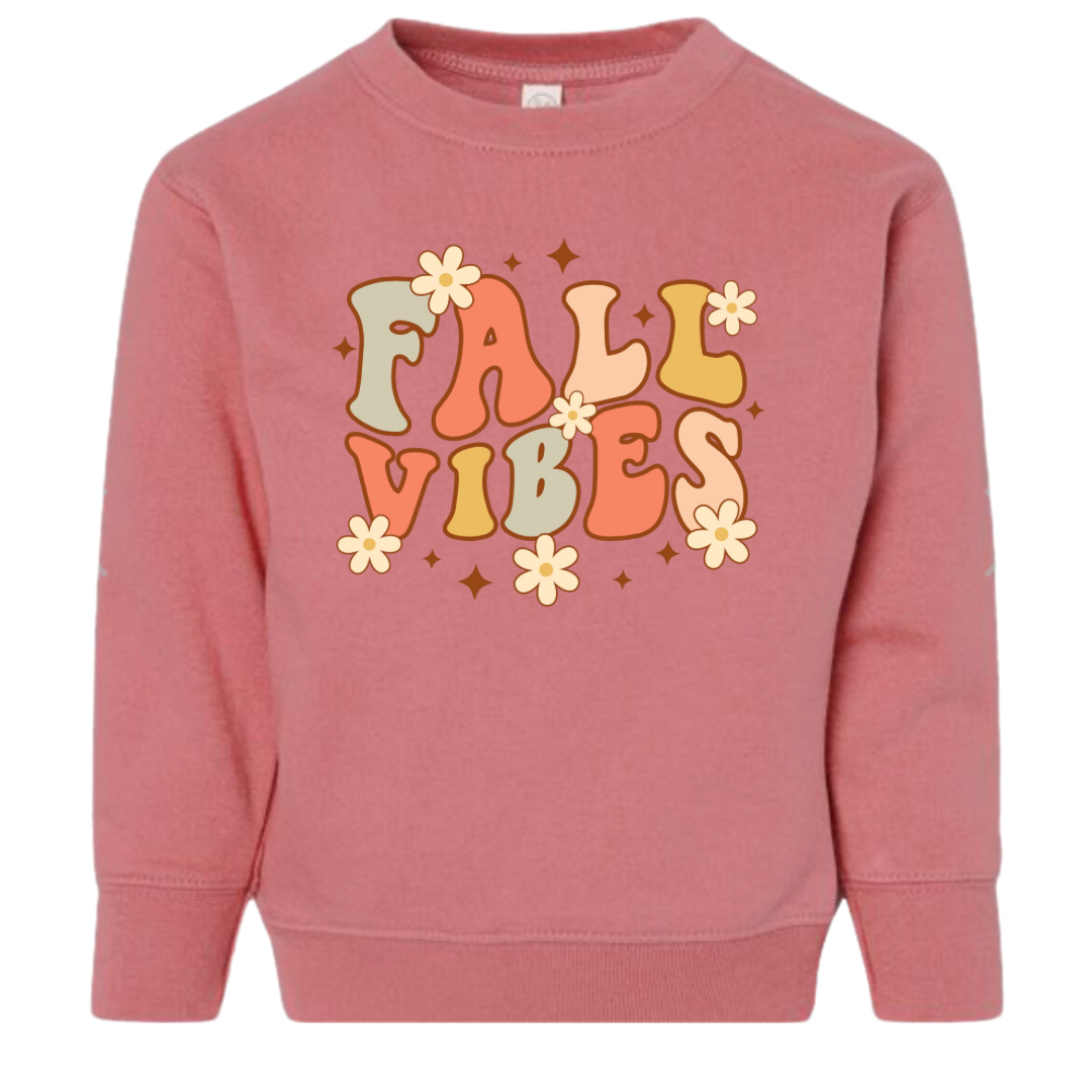 Youth Fall Vibes Crewneck