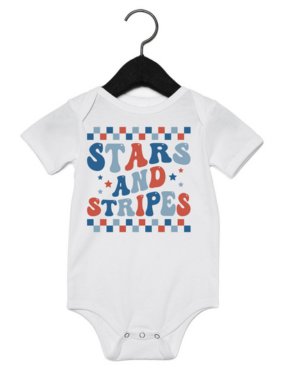 Infant Stars and Stripes Onesie