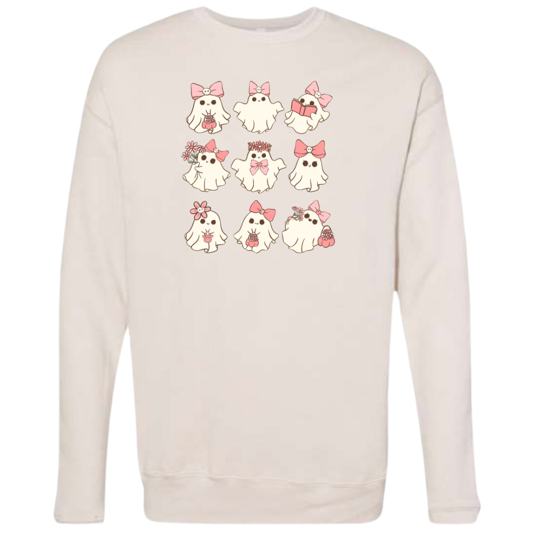 Women's Girly Ghosts Crewneck