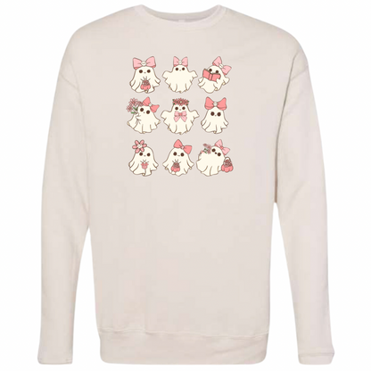 Women's Girly Ghosts Crewneck