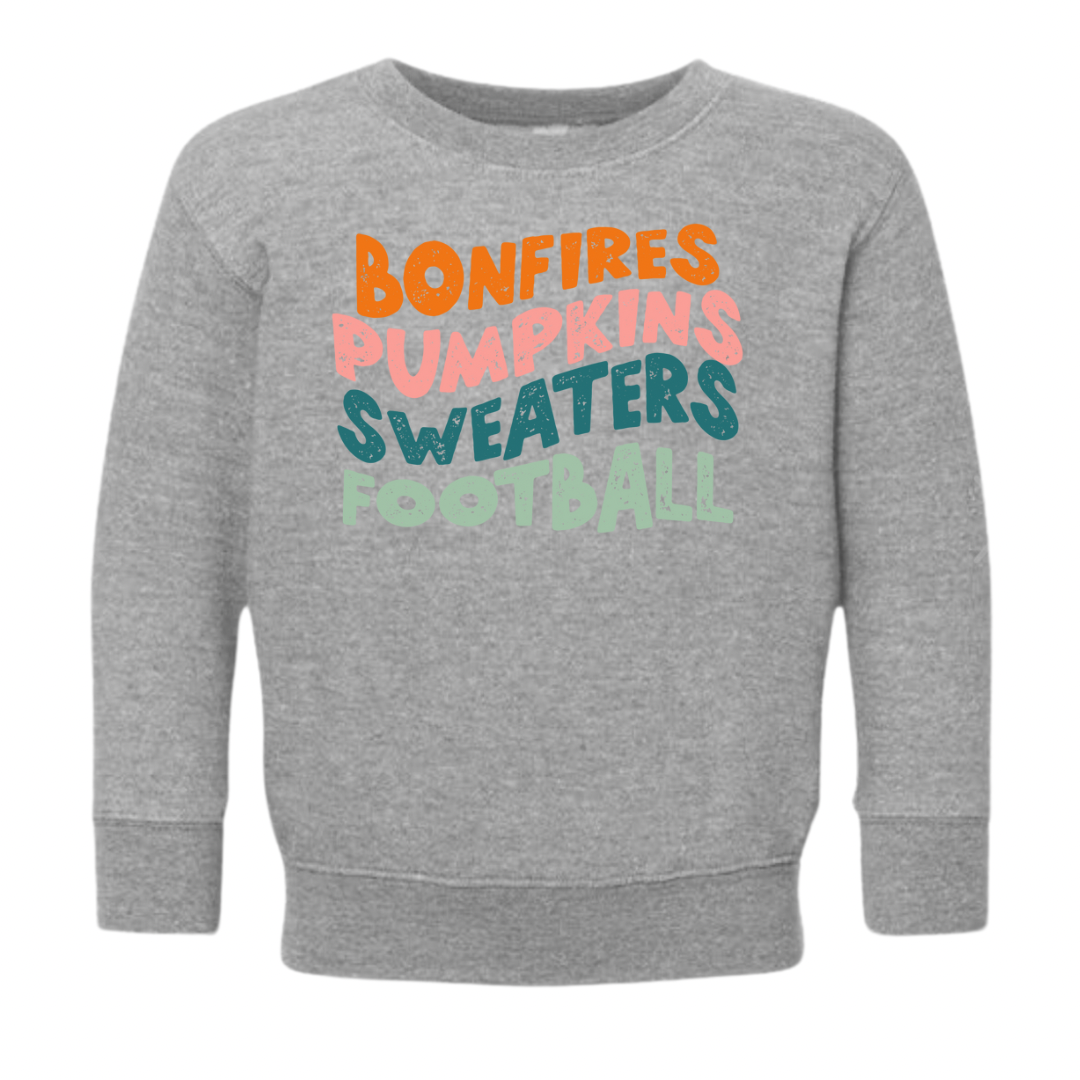 Toddler Bonfires Crewneck