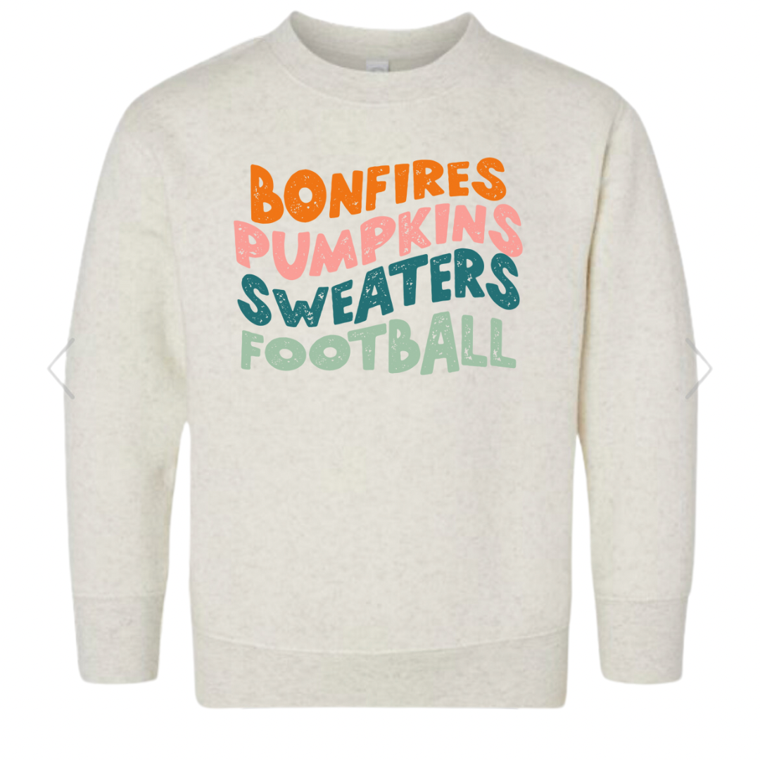 Toddler Bonfires Crewneck