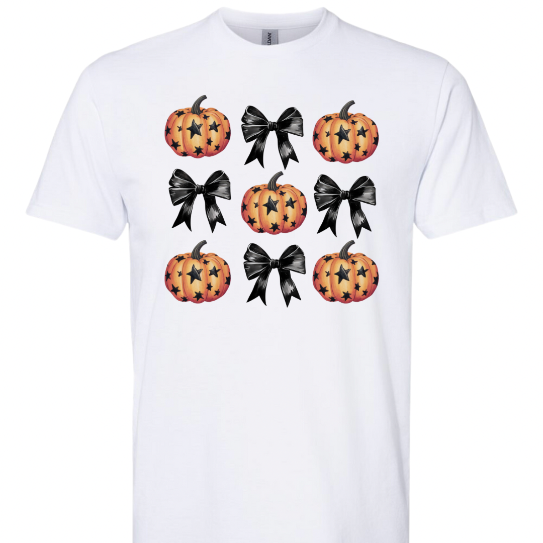 Toddler Pumpkins and Bows Tee