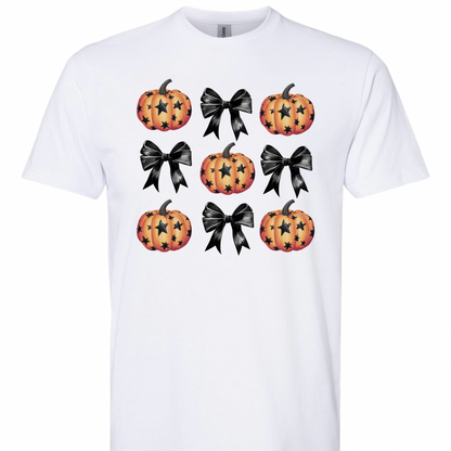 Toddler Pumpkins and Bows Tee