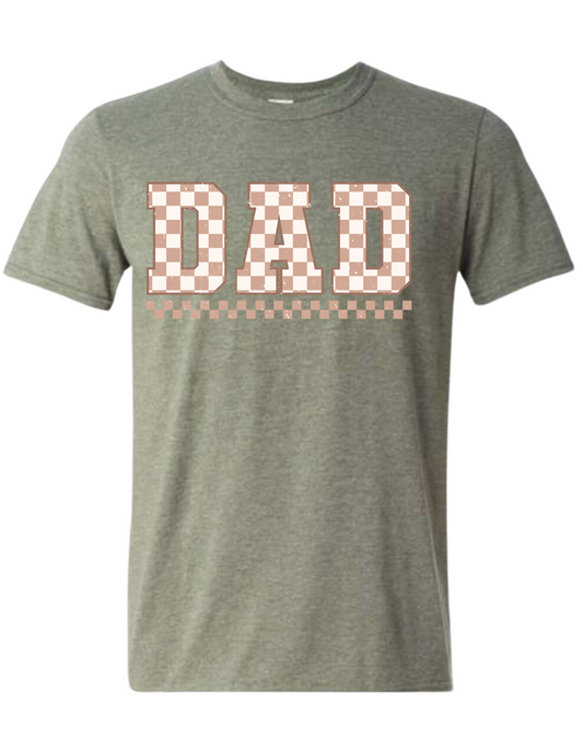 Men's Checkered Dad Tee