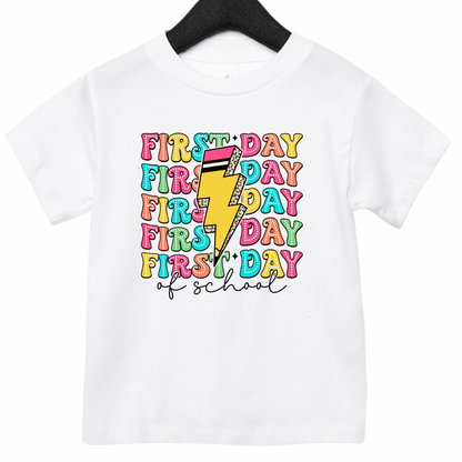 Toddler First Day of School Tee