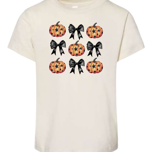 Women's Pumpkins and Bows Tee