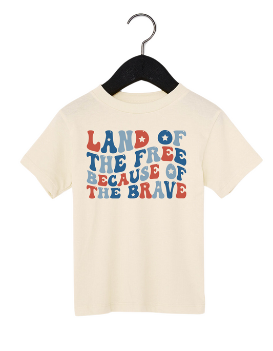 Toddler Land of the Free Tee