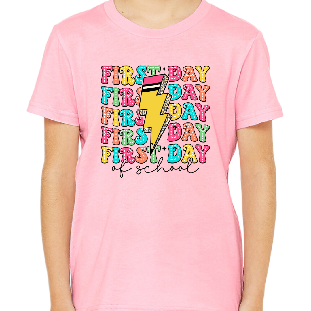 Youth First Day of School Tee