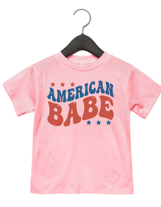 Toddler Wavy American Babe Tee