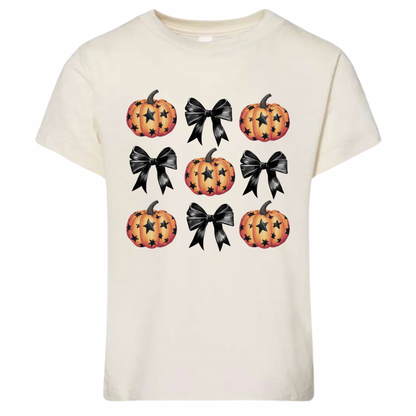 Toddler Pumpkins and Bows Tee