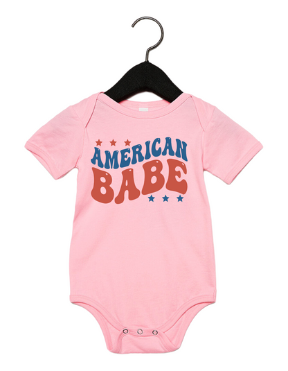 Infant Wavy American Babe Onesie