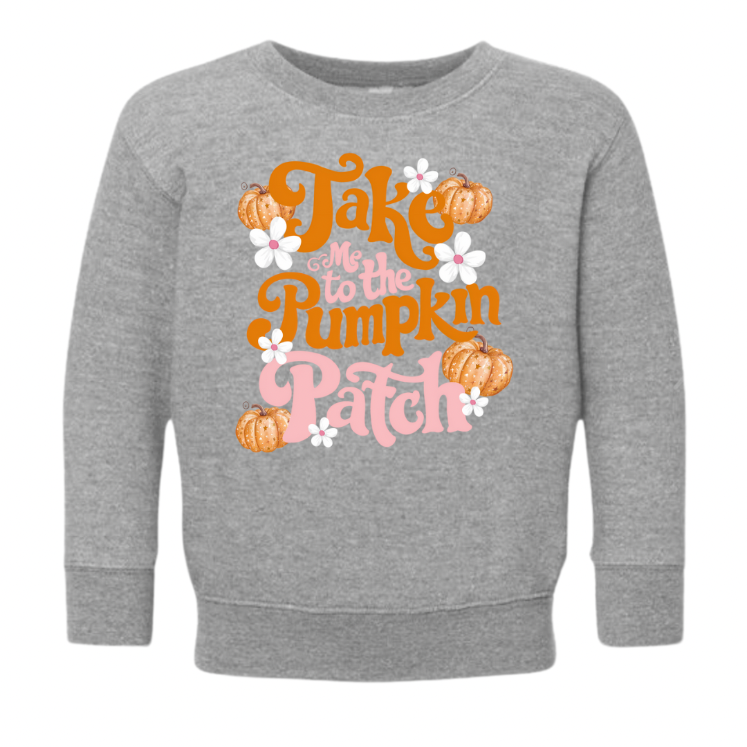 Youth Take Me To The Pumpkin Patch Crewneck