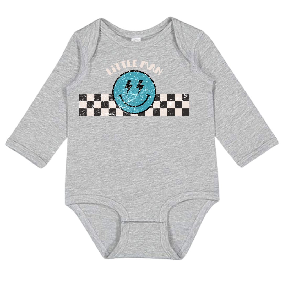 Infant Little Man Long Sleeve Onesie